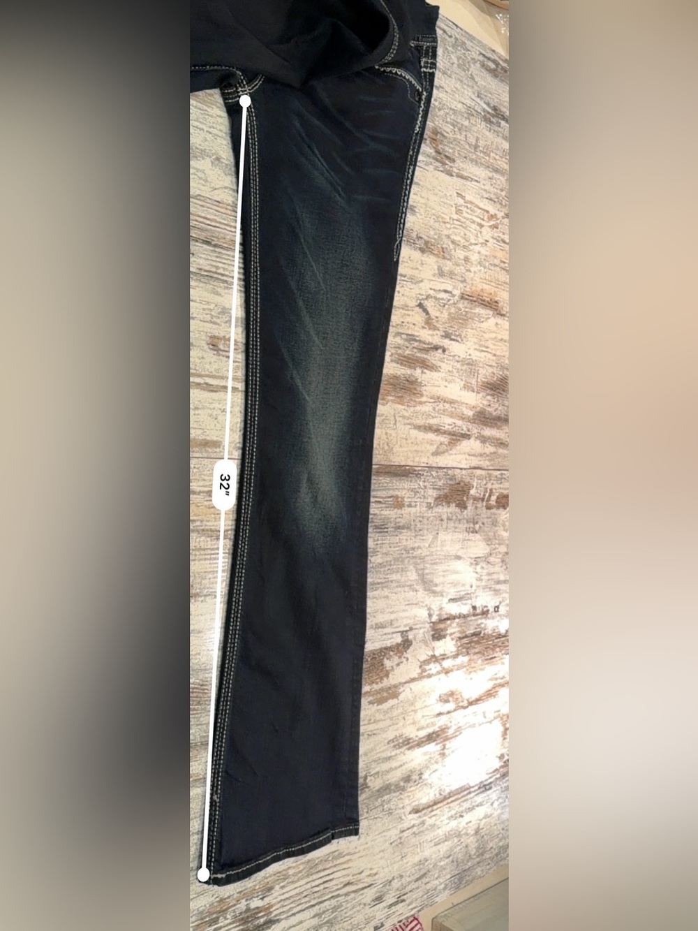 Rock Revival Exclusive Sequins Jacklyn Women’s Jean Size 30x32 - Picture 10 of 16